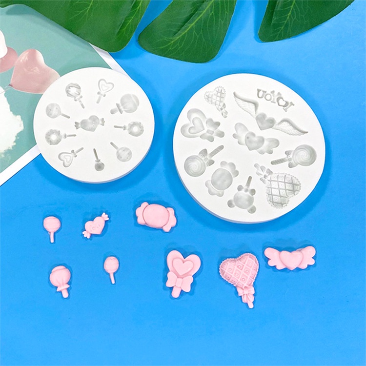 Khuôn Silicone Làm Bánh Kẹo Hình Đôi Cánh Thiên Thần Đáng Yêu