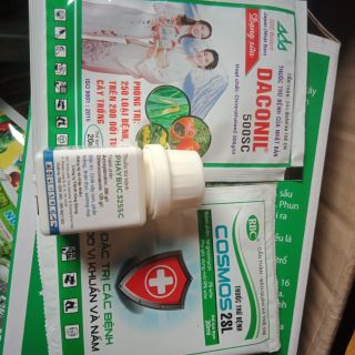 Combo phòng trị nấm tổng hợp cho hoa hồng, dâu tây