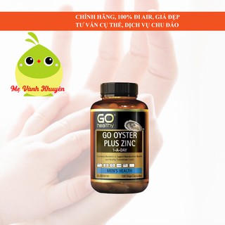 Tinh chất hàu cho nam giới GO Healthy Oyster Plus Zinc 1ADay, New Zealand (120v)