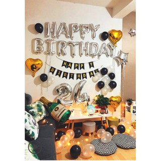 Set bóng trang trí sinh nhật chuẩn hình