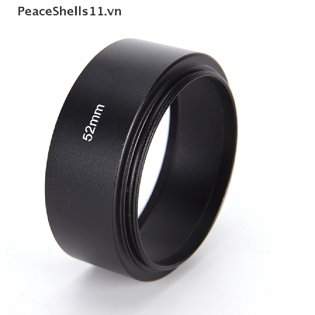 Loa che nắng dài 52mm chất liệu hợp kim kim loại dành cho máy ảnh Canon Nikon