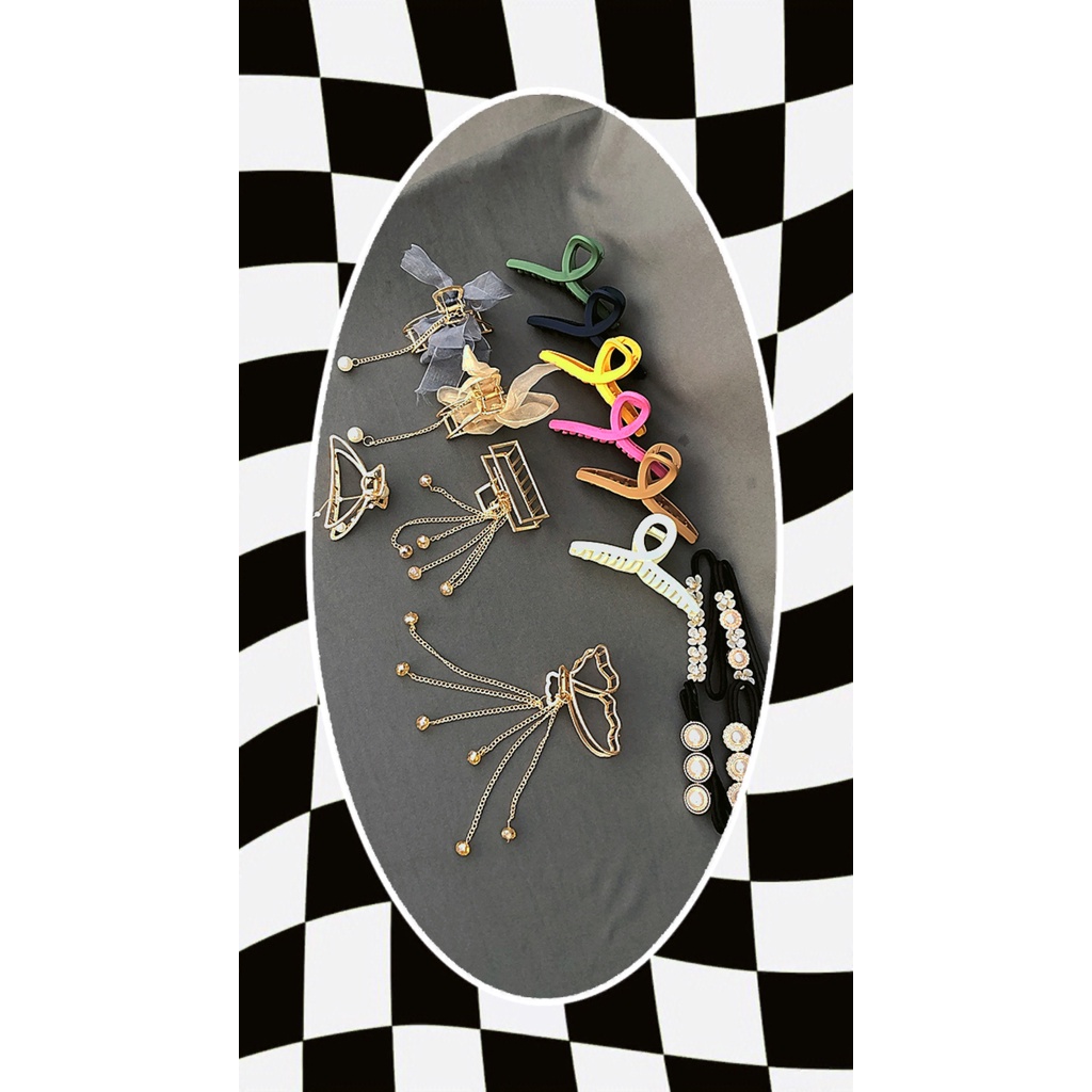 Kẹp Búi Tóc Phong Cách Hàn Quốc Kiểu Bông Hoa Ngọc Trai Nhân Tạo Cho Nữ - Hayaku