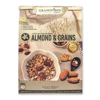 Ngũ Cốc Nguyên Hạt Hạnh Nhân Granovibes 350G