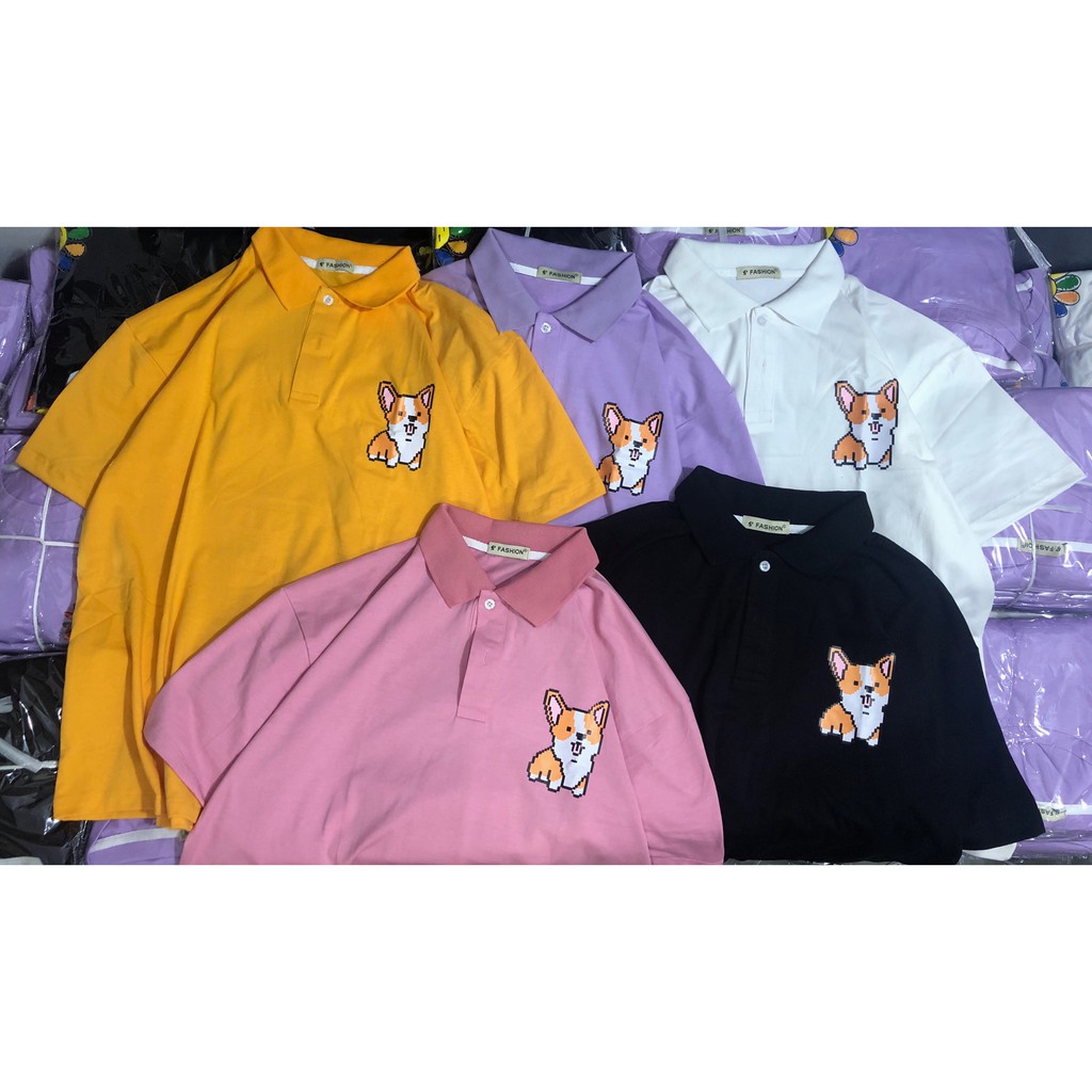 Áo POLO Chó Corgi Siêu Dễ Thương --- [ Xưởng Sỉ Supo ]