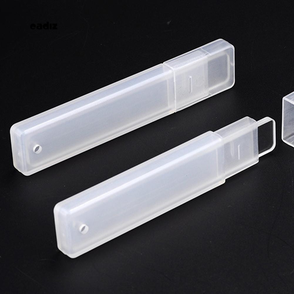 [Hàng mới về] Giũa móng tay thủy tinh 9cmx3cmx0.3cm màu trong suốt tiện dụng