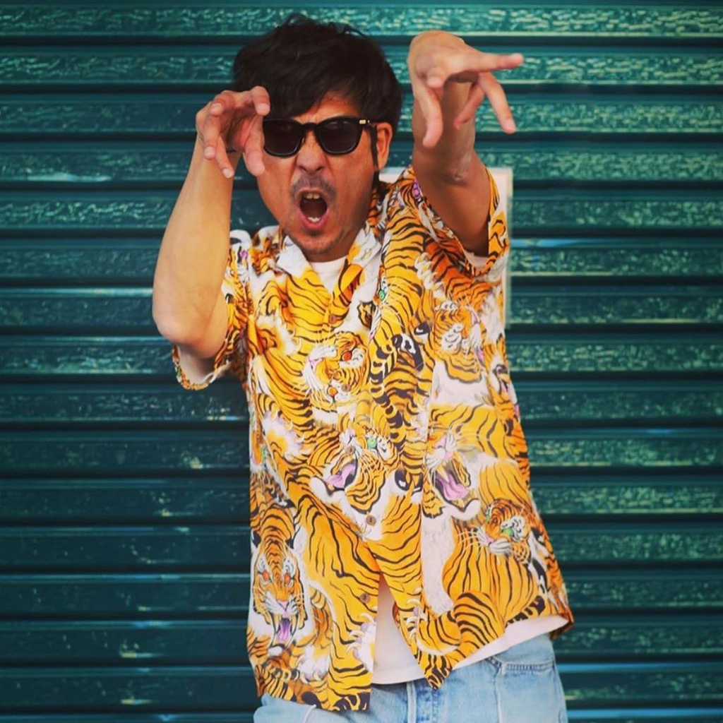 Áo Sơ Mi Tay Ngắn In Hình Hổ WACKO MARIA Plus Size Cho Nam Và Nữ