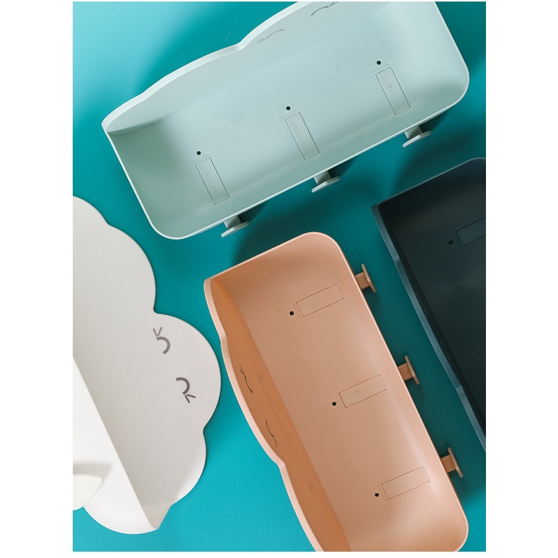 Khay để đồ dán tường hình đám mây chất liệu ASB siêu bền -  thiết kế nhỏ gọn đa năng