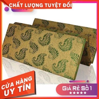Vỏ bọc đệm 3 tấm gấm Valire đủ size- vỏ giao màu ngẫu nhiên