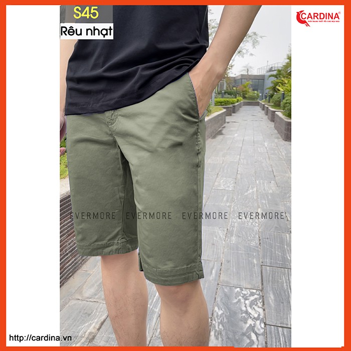 Quần Ngố Nam - Quần Sooc Kaki Nam Evermore Hàng Xuất Khẩu Xịn Cao Cấp Size 50 - 95kg S4