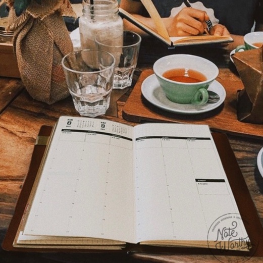 Sổ tay to do list 60 trang 11x20cm bìa mềm mỏng nhẹ tiện ích - Noteworthy to do list