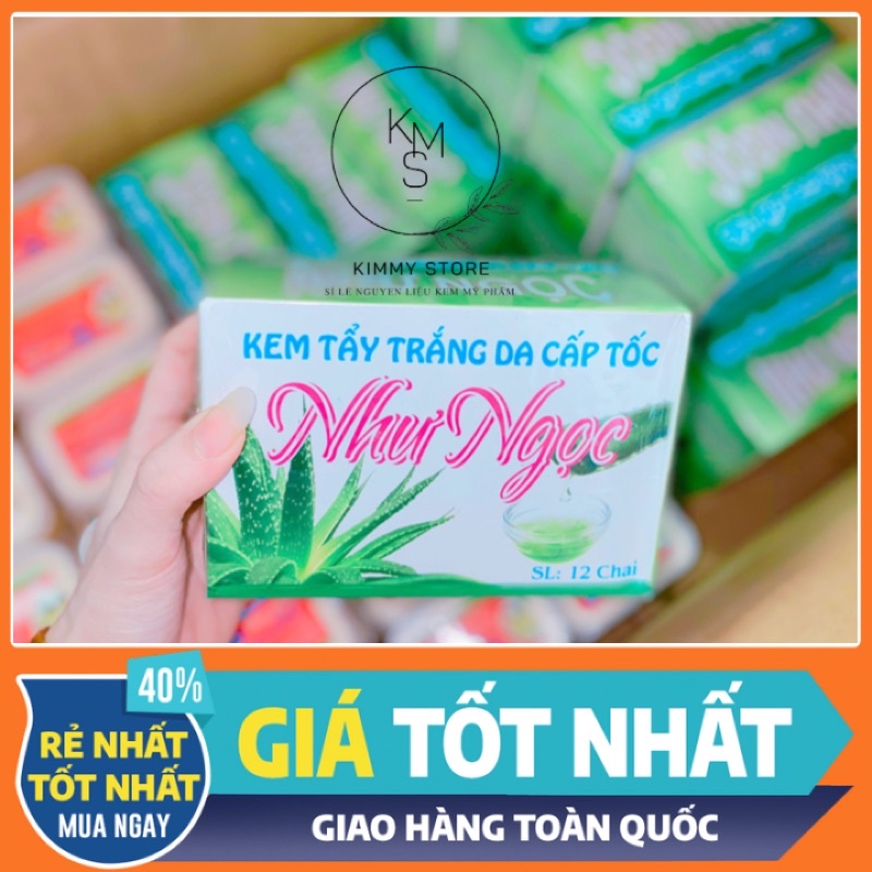 combo 1 hộp 12 chai như ngọc tẩy xanh lá