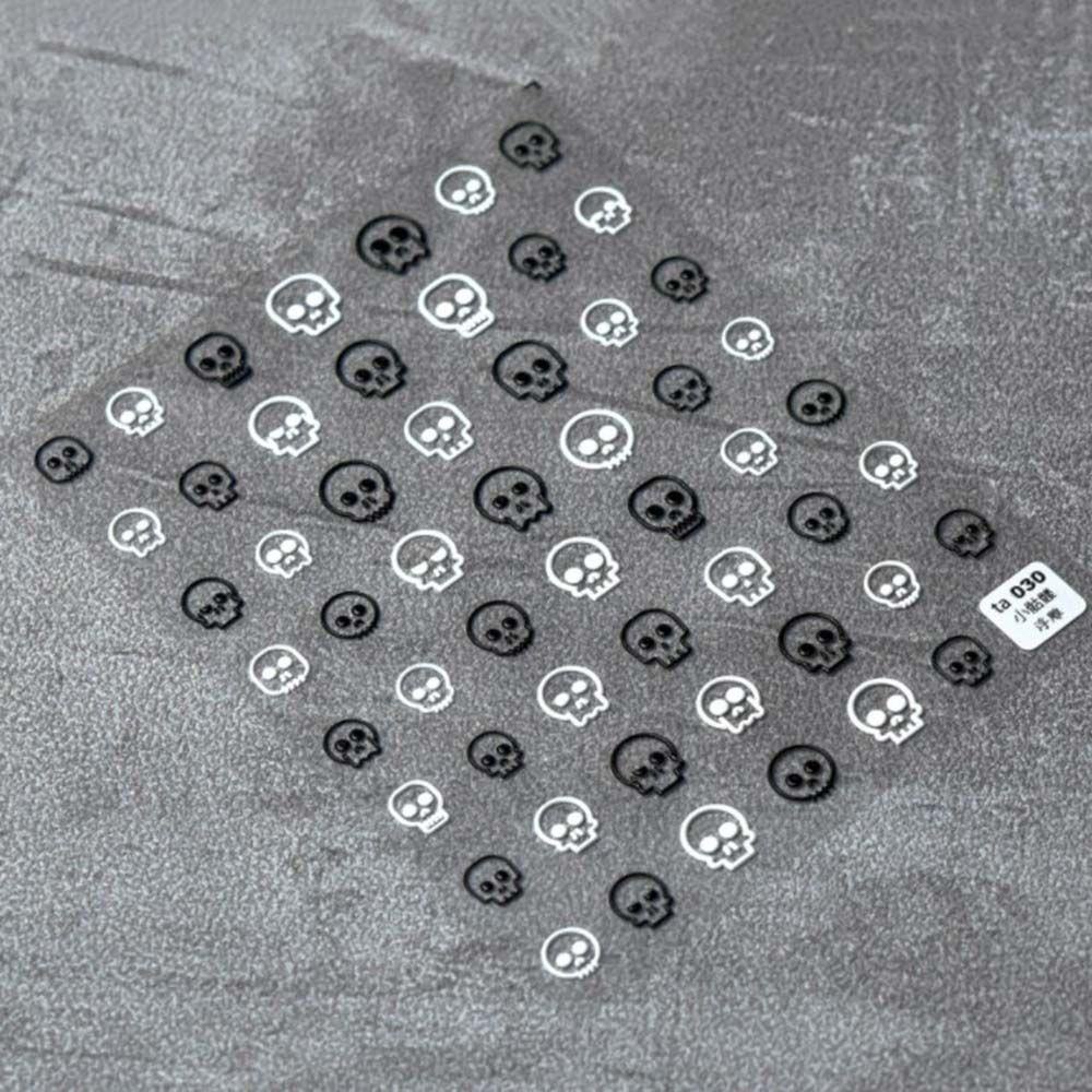 Nhãn Dán Móng Tay Tự Dính Siêu Mỏng In Chữ Phong Cách Nhật Bản