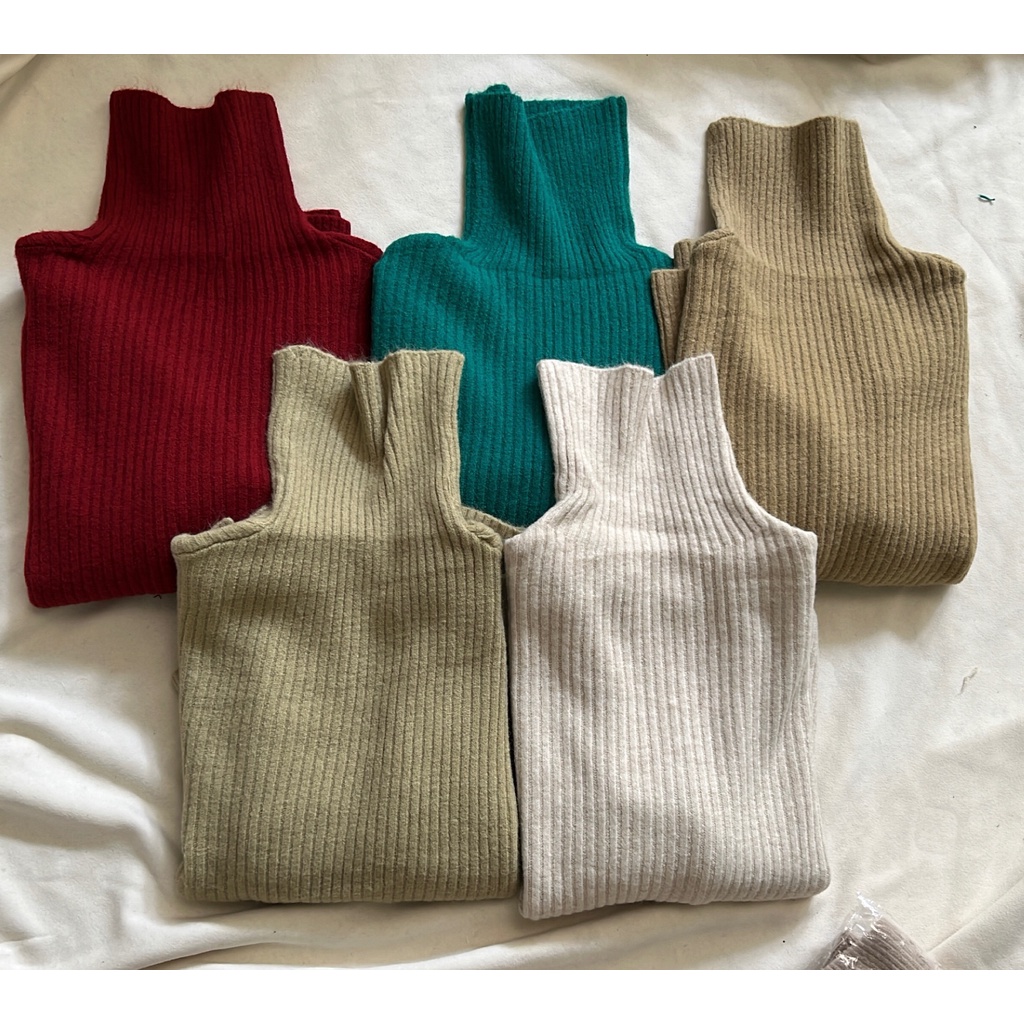 Áo len tăm cổ lọ 5 màu trơn, Áo len cao cổ dầy dặn xẻ tà Hàn Quốc cực ấm loại 1 - Dorita Boutique | BigBuy360 - bigbuy360.vn