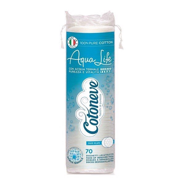 Bông tẩy trang may viền dập nổi AQUA LIFE COTONEVE