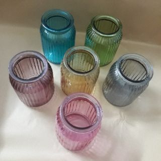 Bình thủy tinh cắm hoa dáng trụ sọc dọc
