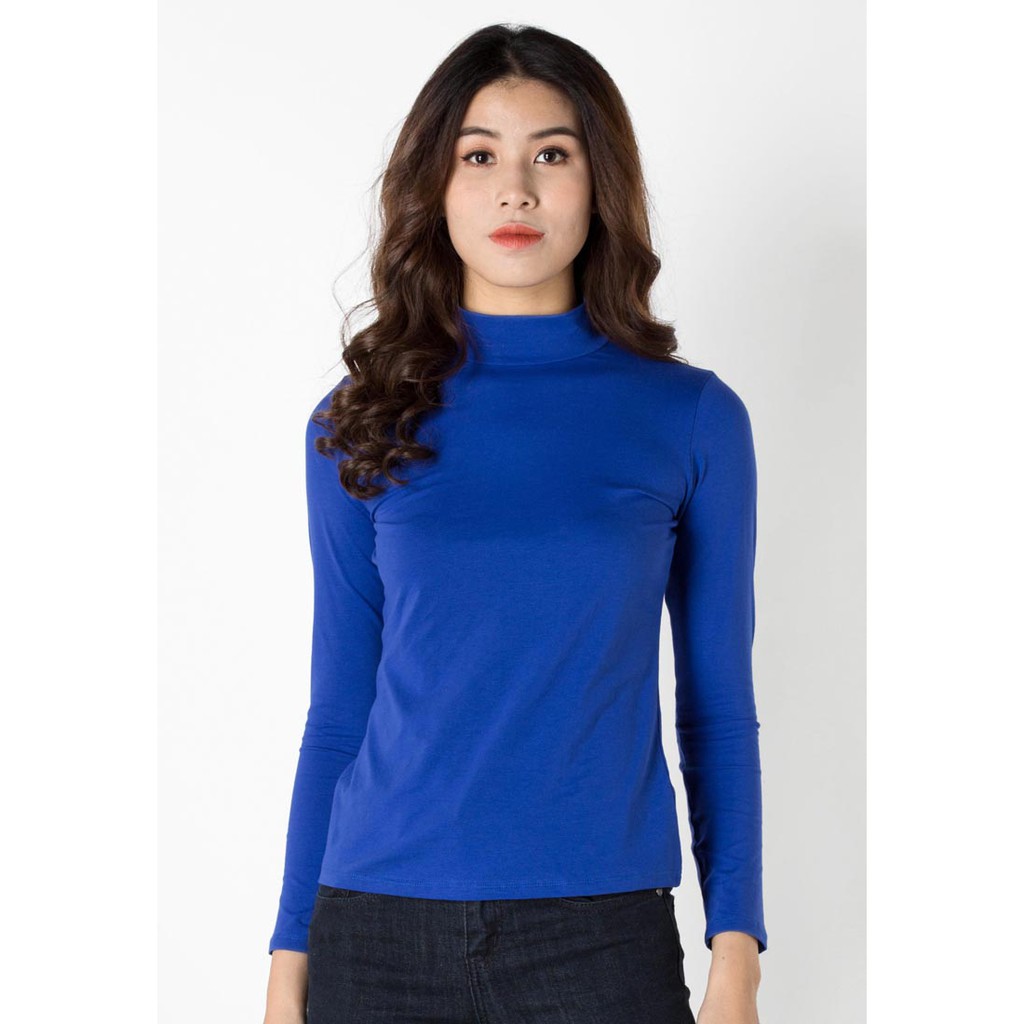 Áo giữ nhiệt Vicci cổ cao chất liệu 100% cotton nhiều màu
