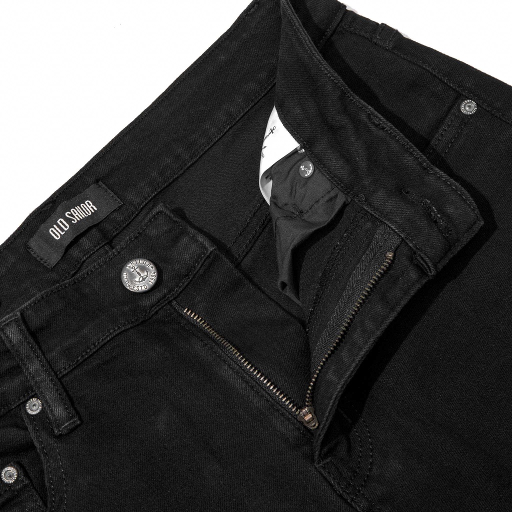 Quần Jeans Nam Oldsailor Bigsize Chất Jean Cotton Co Giãn PRENIUM  Đen &amp; Xám, Dáng Ôm Thời Trang