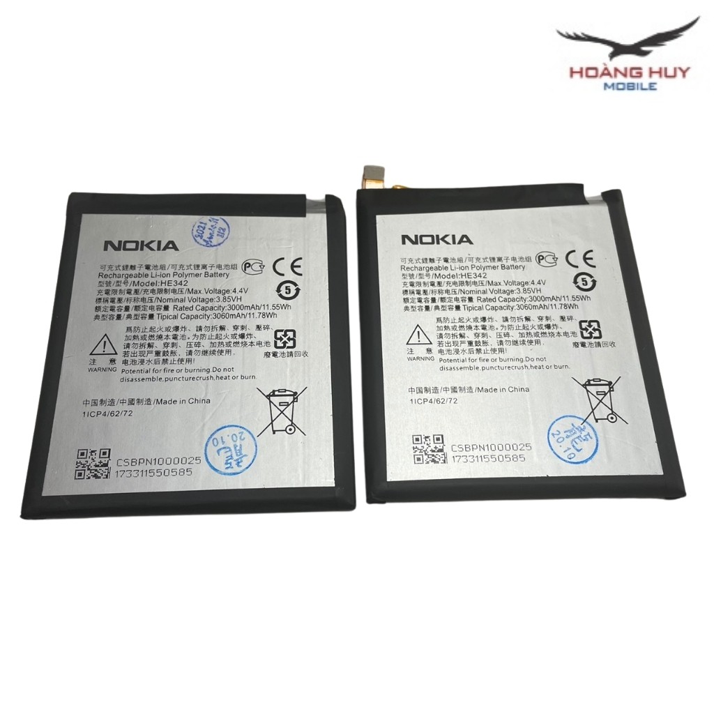 Pin Nokia 7.1 HE342 Dung Lượng 3060mAh Hàng Zin Nhập Khẩu Bảo Hành 6 Tháng 1 Đổi 1