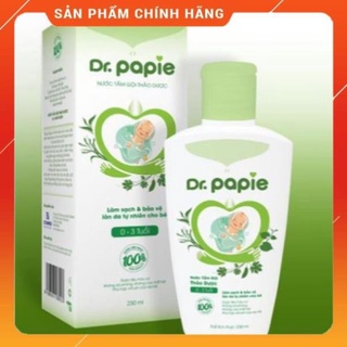Edda combo Nước tắm gội thảo dược Dr.Papie 230ml