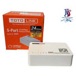 Bộ chia mạng 5 cổng Totolink S505 (chính hãng bh24T)