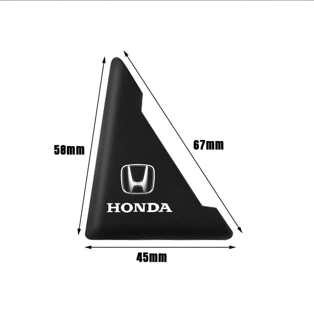 Bộ 2 Miếng Dán Góc Cửa Xe Hơi Chống Va Chạm Chống Va Chạm Cho Honda Freed Brio City Civic CRV HRV BRV Jazz C70 Civic BRV Fit