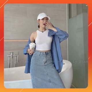 Áo Ba Lỗ Nữ Basic Áo Ba Lỗ Thun Tăm