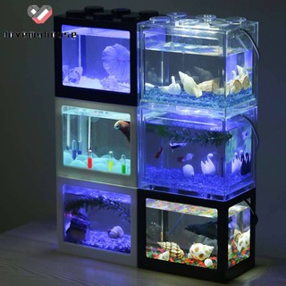 Bể cá mini có đèn LED