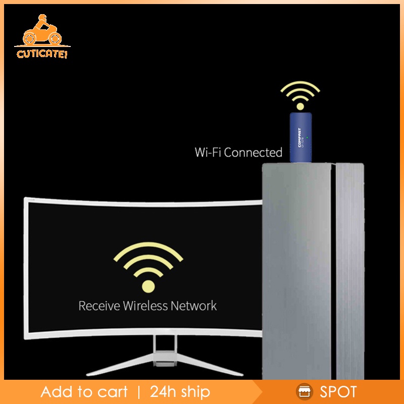 USB WiFi Bluetooth 4.2 không dây có khe cắm thẻ mạng cho Laptop PC | BigBuy360 - bigbuy360.vn