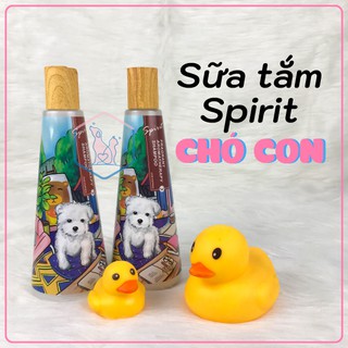 Sữa tắm cho chó con Spirit nắp gỗ chai 500ml