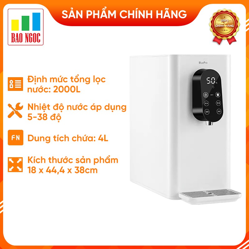 [Mã SKAMPUSHA7 giảm 8% đơn 250k]Máy lọc nước điều chỉnh nhiệt độ Bluepro B10-R100