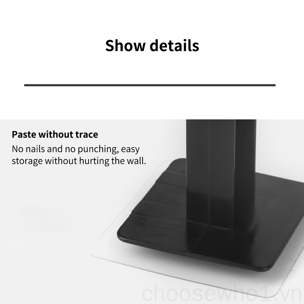 Giá đỡ giấy vệ sinh hình chữ L bằng nhựa gắn tường tiện dụng cho nhà tắm/ nhà bếp