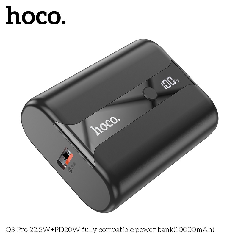 Sạc dự phòng nhanh HOCO. Q3 Pro 10000mAh 22.5W PD 20W QC 3.0 cho iph 13 12 11 Pro Samsung S22