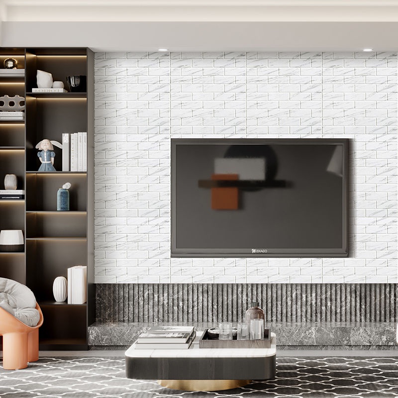Xốp dán tường giả gạch 3D - Khổ lớn 35x30cm - Hàng loại 1