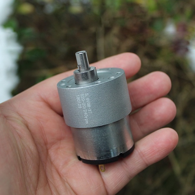 Động cơ giảm tốc GB37-520 DC 3V-6V 200-400RPM bánh răng full kim loại