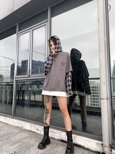 Áo hoodie layer dây xích | BigBuy360 - bigbuy360.vn