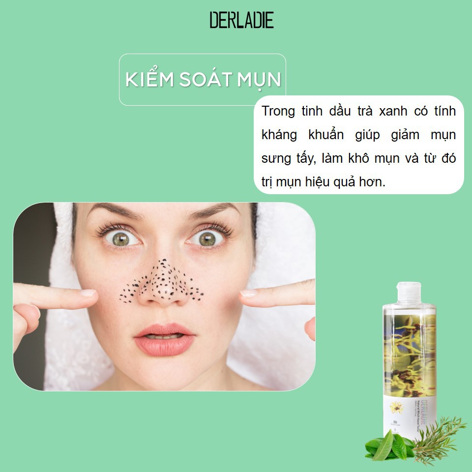 [Mã FMCGMALL -8% đơn 250K] Nước Hoa Hồng Dưỡng Ẩm, Dịu Nhẹ Chiết Xuất Cây Phỉ Derladie Natural Witch Hazel Toner 500ml | BigBuy360 - bigbuy360.vn