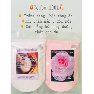Combo 2 gói mask dẻo thiên nhiên 100k