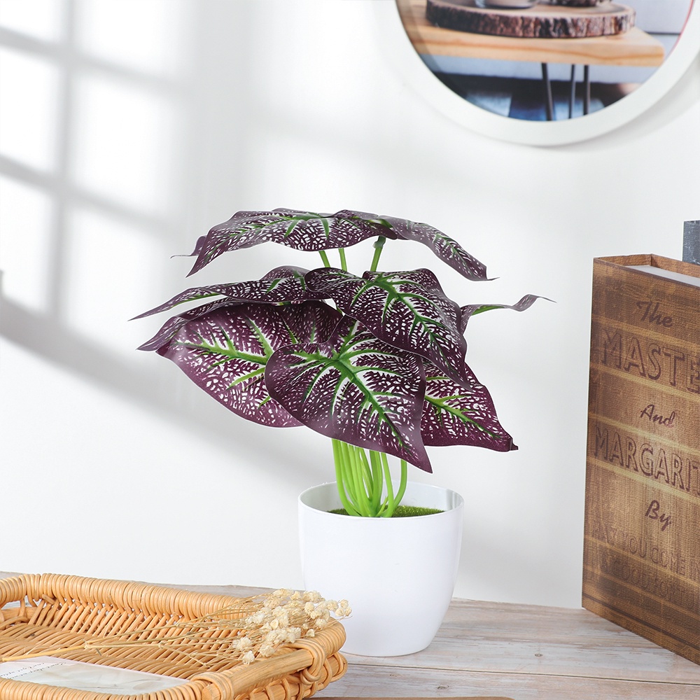 Chậu cây bonsai giả để bàn trang trí nhà cửa/văn phòng/ban công tiện dụng
