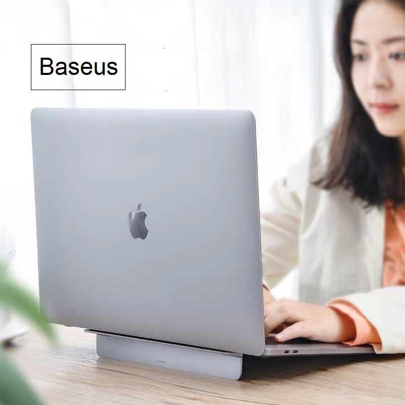 Giá đỡ laptop Baseus nhôm tản nhiệt Macbook Notebook Siêu Mỏng, Nhẹ, Dể Xếp Gọn, Hợp Kim Aluminum
