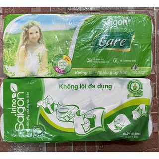 GIẤY VỆ SINH SÀI GÒN KHÔNG LÕI 10 cuộn - NTN43 - GVSSG