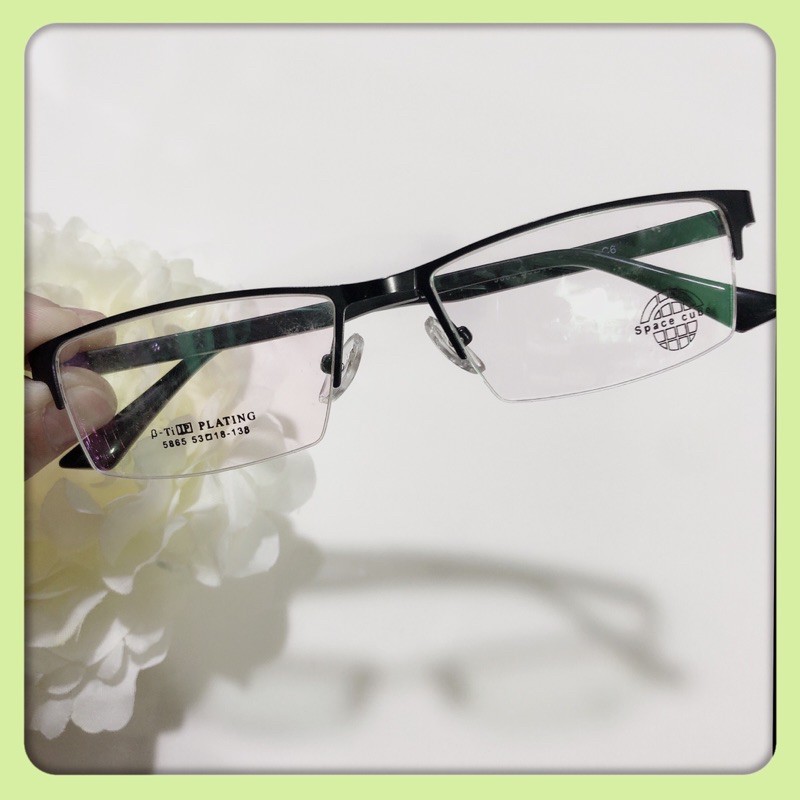 Gọng nửa viền nhẹ loại tốt lắp được cận viễn loạn