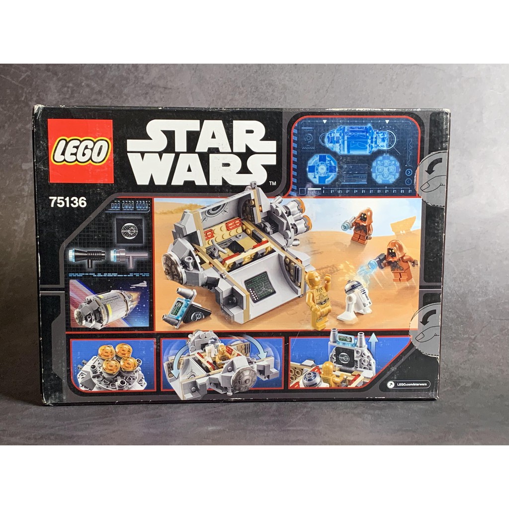 Đồ chơi LEGO xếp hình 75136 Star Wars - Khoang Chứa Trốn Thoát Của Robot