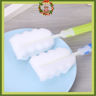 Dụng cụ chổi cọ rửa bình sữa, ly, cốc bọt biển gấp gọn