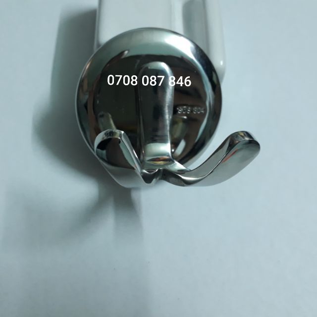 Móc áo 2 chia INOX 304, móc áo đơn inox