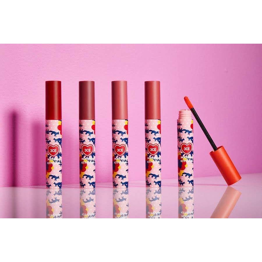 Son Kem Lì 3CE Maison Kitsune Velvet Lip Tint [Phiên Bản Giới Hạn]