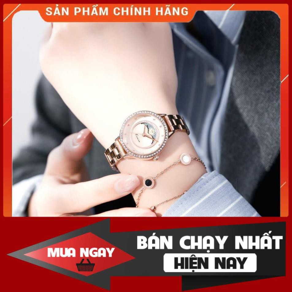 Hàng Cao Cấp -  Đồng Hồ - Nữ - KIMIO nhật bản đính đá cực Xinh - lỗi 1 đổi 1