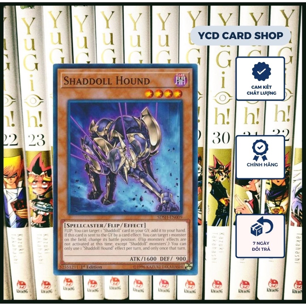 Thẻ bài yugioh chính hãng Set 6 card shaddoll – Common