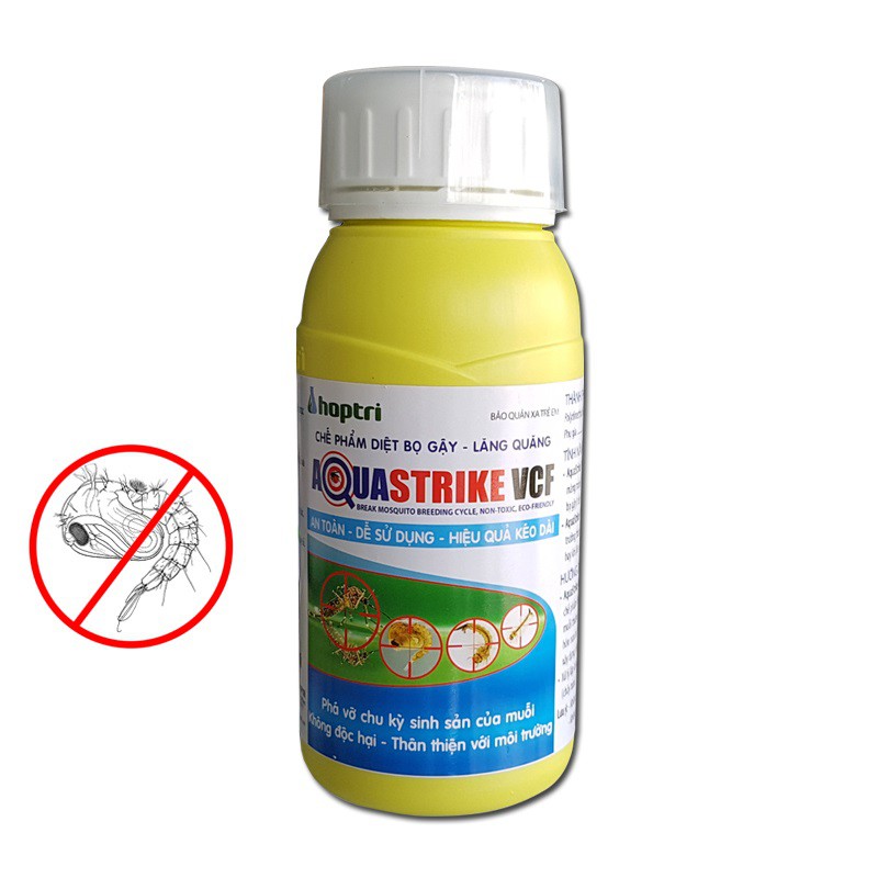 Chế phẩm diệt bọ gậy, lăng quăng cao cấp Aquastrike VCF 500ml- An toàn, dễ sử dụng và hiệu quả kéo dài