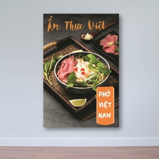 Tranh món phở Ẩm thực Việt | Hình ảnh món phở chất lượng W8029