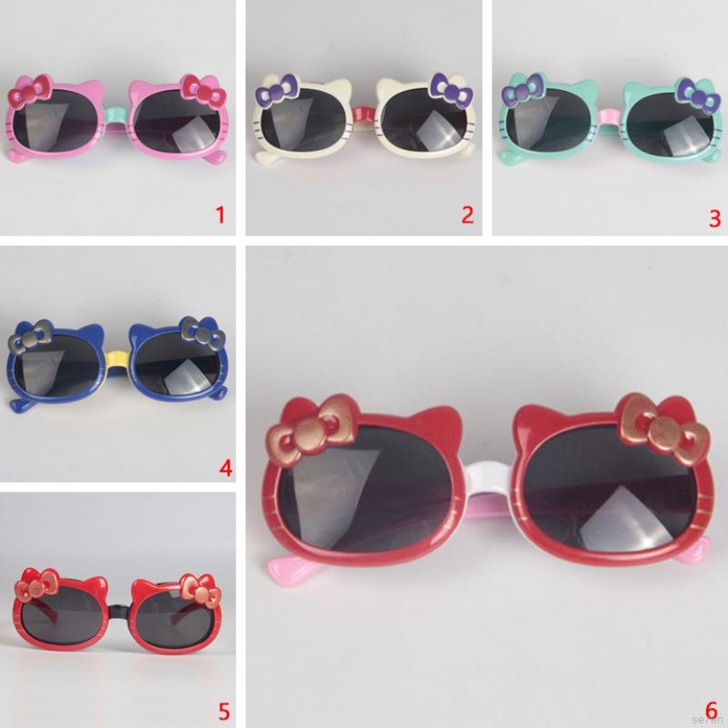 Kính mát Hello Kitty chống tia UV đáng yêu cho bé 2-8 tuổi